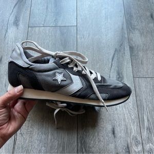 Converse All Star Retro  Gray Suede Casual Athletic Shoes